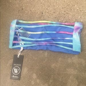 Wild fox rainbow swim bandeau 🌈